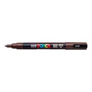 Popisovač uni POSCA PC-3M tmavohnedý_1