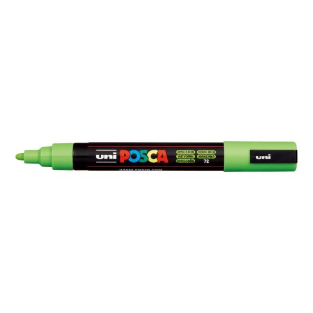 Popisovač uni POSCA PC-5M zelené jablko_1