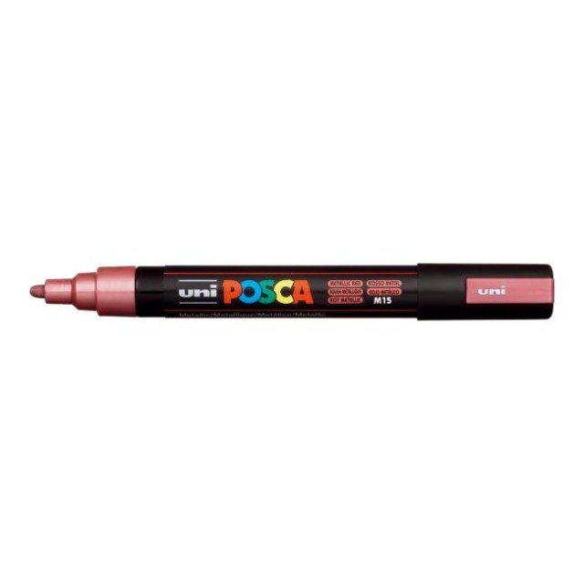 Popisovač uni POSCA PC-5M metalicky červený_1