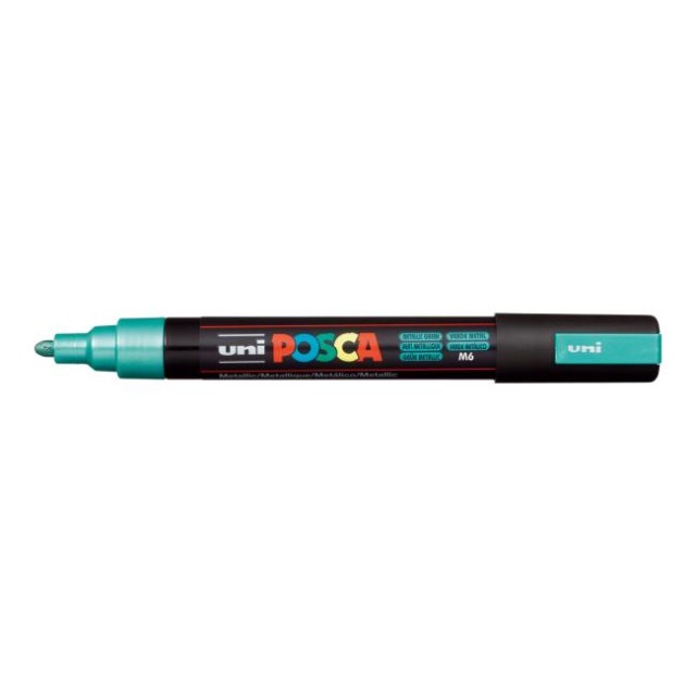 Popisovač uni POSCA PC-5M metalicky zelený_1