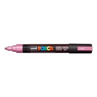 Popisovač uni POSCA PC-5M metalicky ružový_1