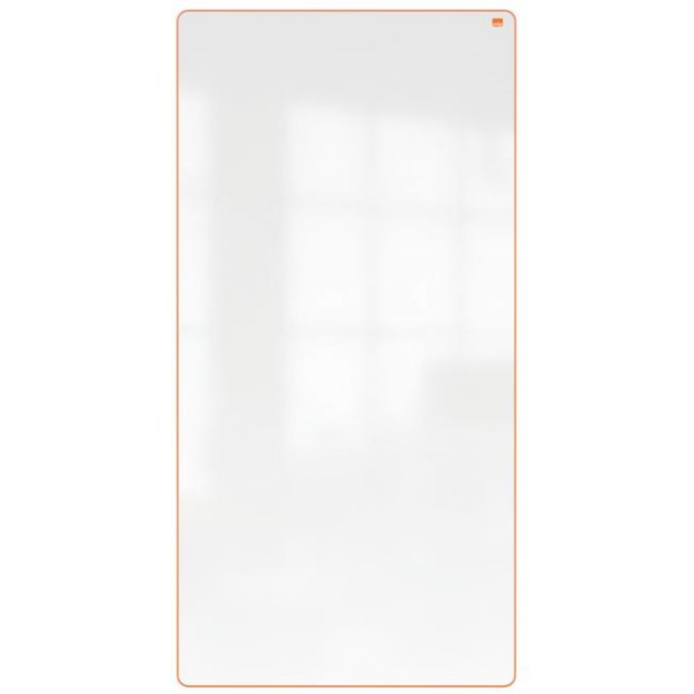 Prenosná magnetická taubľa Nobo Move & Meet oranžový rám_1