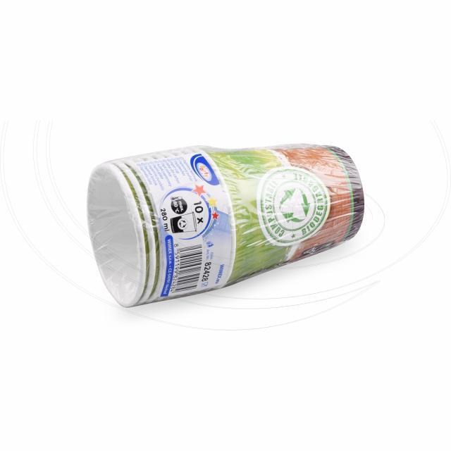 Papierový pohár (PAP/PLA) O80mm 280ml M: 0,2L/8oz [10 ks]_2