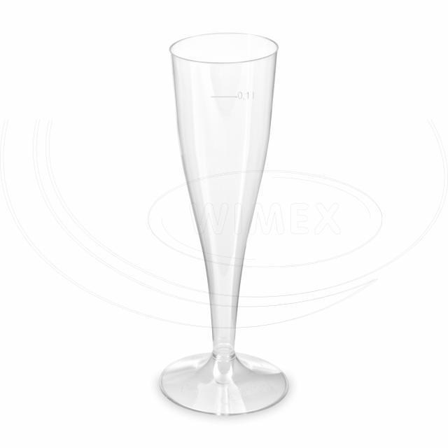Pohárik kryštál na sekt (PS) dvojdielny O65mm 0,1L [6 ks]_4