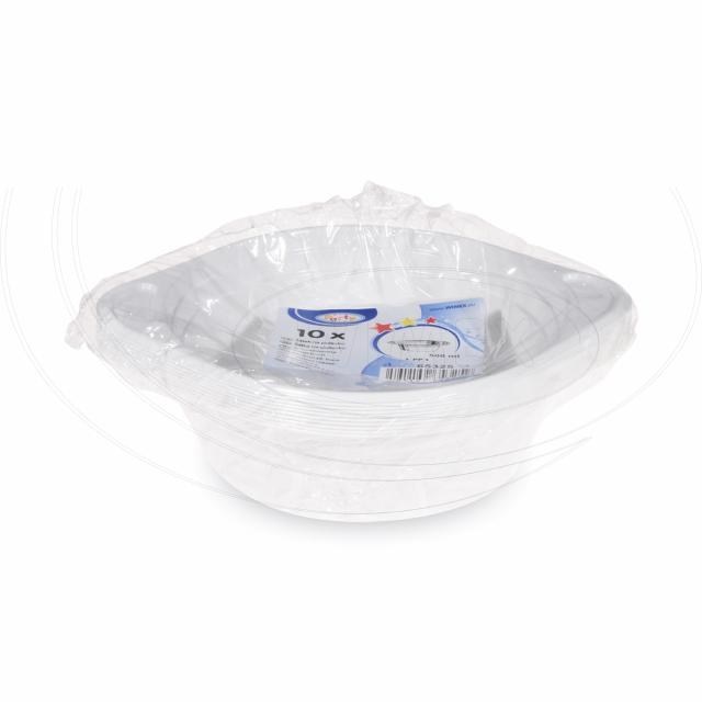 Miska (PP) s uškami biela 500ml [10 ks]_2
