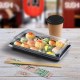Miska na Sushi (PET) čierna 185 x 127 x 20 mm + viečko [400 sád]_3