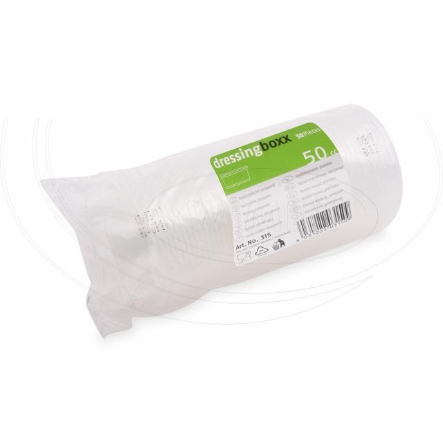 Dressingová miska (PP) priehľadná O70mm 50ml [50 ks]_2