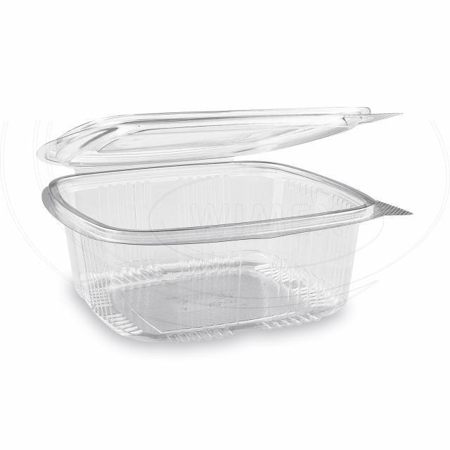 Miska (rPET) s viečkom hranatá priehľadná 1000ml [50 ks]_3