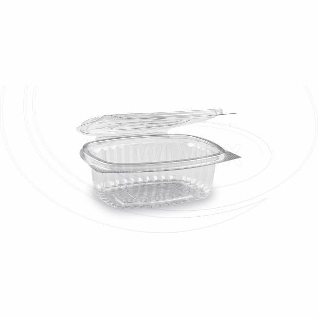 Miska (rPET) s viečkom oválna priehľadná 250ml [50 ks]_4