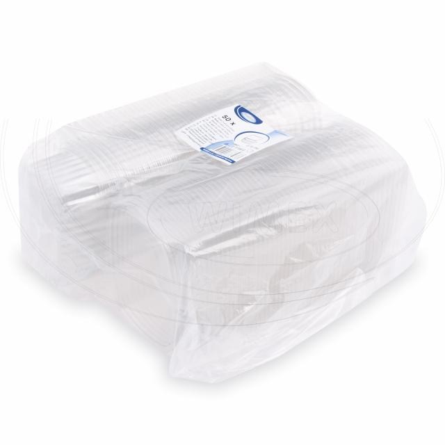 Miska (rPET) s viečkom oválna priehľadná 375ml [50 ks]_2