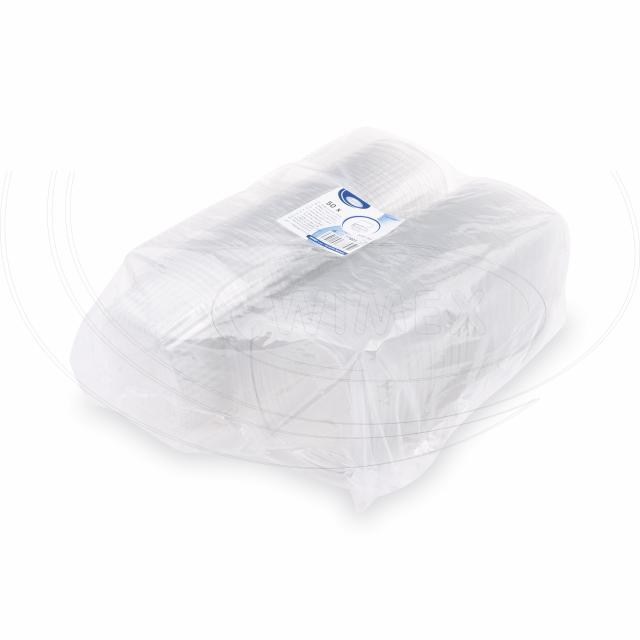 Miska (rPET) s viečkom oválna priehľadná 500ml [50 ks]_2