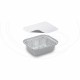Miska (ALU) hranatá 129 x 103 x 34 mm 250ml + viečko [20 sád]_3