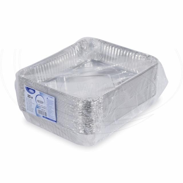 Misa (ALU) Gastro hranatá 323 x 262 x 55 mm 3610ml 1/2 [25 ks]_2