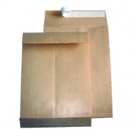 Taška B4 s X dnom a textilnou výstužou 100g, 250 x 353 mm hnedá_1