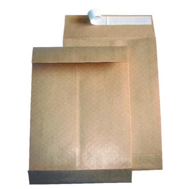 Taška B4 s X dnom a textilnou výstužou 100g, 250 x 353 mm hnedá_1