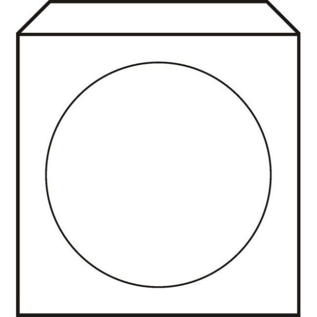 Obálky na CD 125x125 s okienkom 100 ks_1