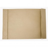Taška B4 s X dnom a odtrhávacou páskou 250 x 354 mm hnedá 130g_1