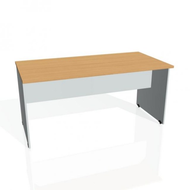 Rokovací stôl Gate, 160x75,5x80 cm, buk/sivá_1