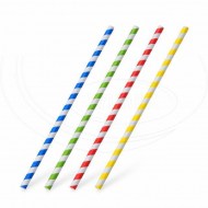 Slamka papierová Špirála farebný mix O6mm x 20cm [25 ks] - dopredaj_1