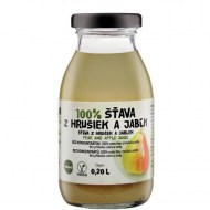 ZDRAVO šťava 100% hruškovo-jablková 10x0,2l NEVRATNÉ SKLO_1