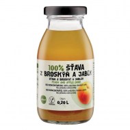 ZDRAVO šťava 100% broskyňovo-jablková 10 x 0,2 l NEVRATNÉ SKLO_1
