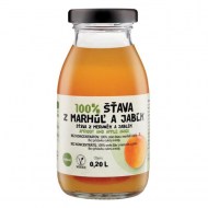 ZDRAVO šťava 100% marhuľovo-jablková 10 x 0,2 l NEVRATNÉ SKLO_1