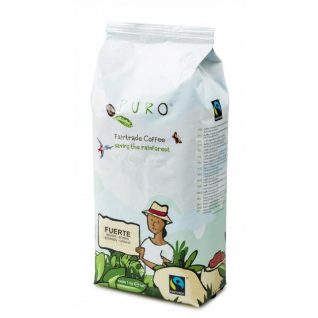 Káva Fairtrade Puro Fuerte zrnková 1kg_1