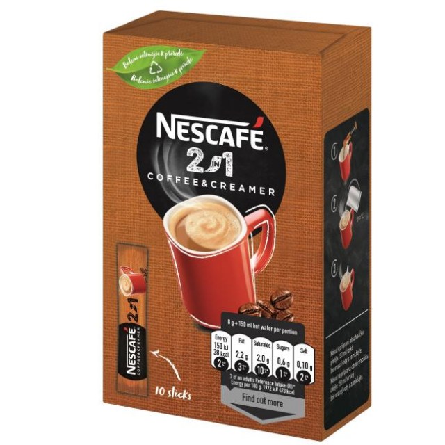 Káva NESCAFÉ Classic 2v1 10x 8g_1