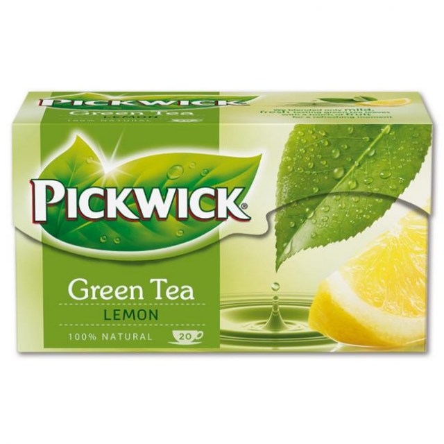Čaj PICKWICK zelený s citrónom 20x2g_1