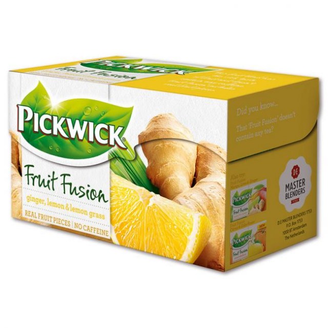 Čaj PICKWICK zázvor s citrónom 20x2g_1