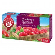 Čaj TEEKANNE ovocný Cranberry & Raspbery 45g_1