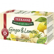 Čaj TEEKANNE ovocný Ginger & Lemon 35g_1