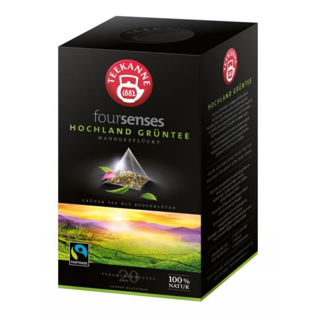 Čaj TEEKANNE FOURSENSES Hochland Grüntee Fairtrade 40g_1