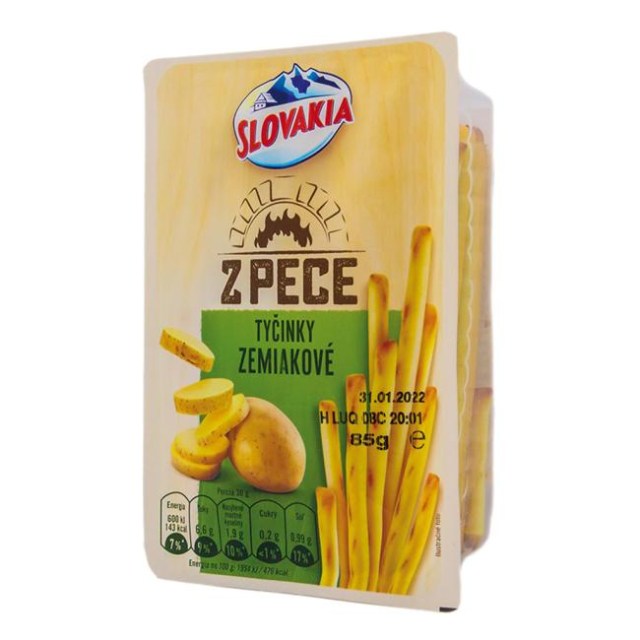 Tyčinky Slovakia zemiakové 85 g_1