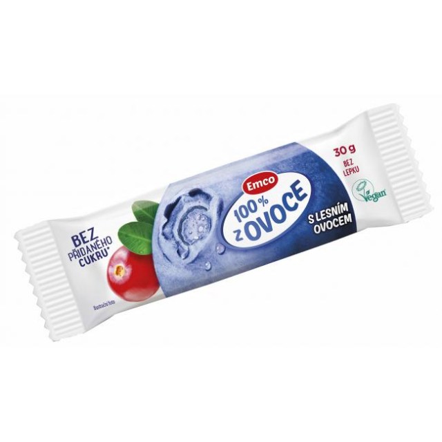 Tyčinka EMCO 100% z ovocia 30g s lesným ovocím_1