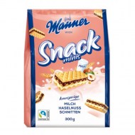 Oblátky Manner Snack Minis  lieskovoorieškové 300g_1