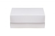 Krabica na zákusky, 21,8 x 21,6 x 8 cm, biela [10 kg, 93 ks],_1
