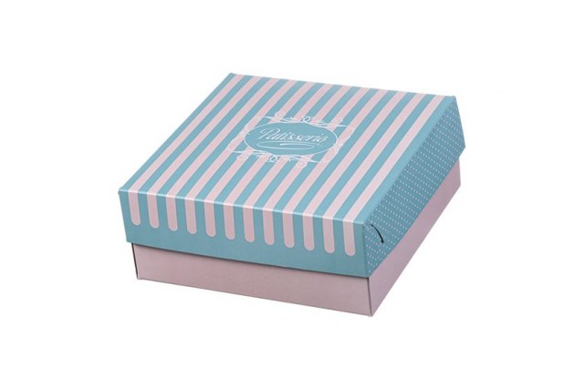 Krabica na zákusky, 19 x 19 x 8 cm, patisserie [10 kg, 111 ks],_1