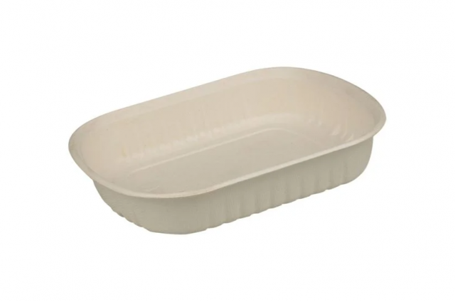 Menu box cukrová trstina - jednodielny, hnedý M/W, 1250 ml [50 ks], viečko: QQLS129C1_1