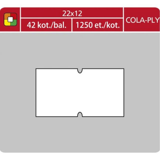 Etikety 22x12 pre 2212 cenovka biela_1