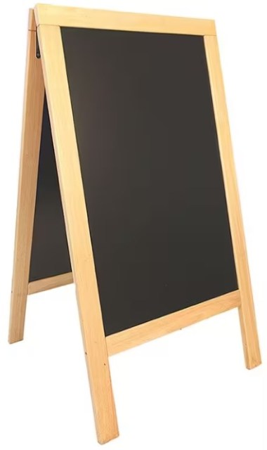 Sandwich (A-tabuľa) 75x135 cm, lakovaná, Plain_1