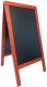 Sandwich (A-tabuľa) 75x135 cm, lakovaná, Mahogany_1