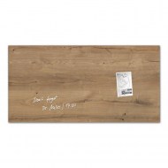 Sklenená tabuľa artverum 91x46cm prírodné drevo_1