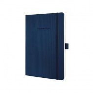 Zápisník CONCEPTUM linajkový tmavomodrý, mäkká väzba 135x210mm_1
