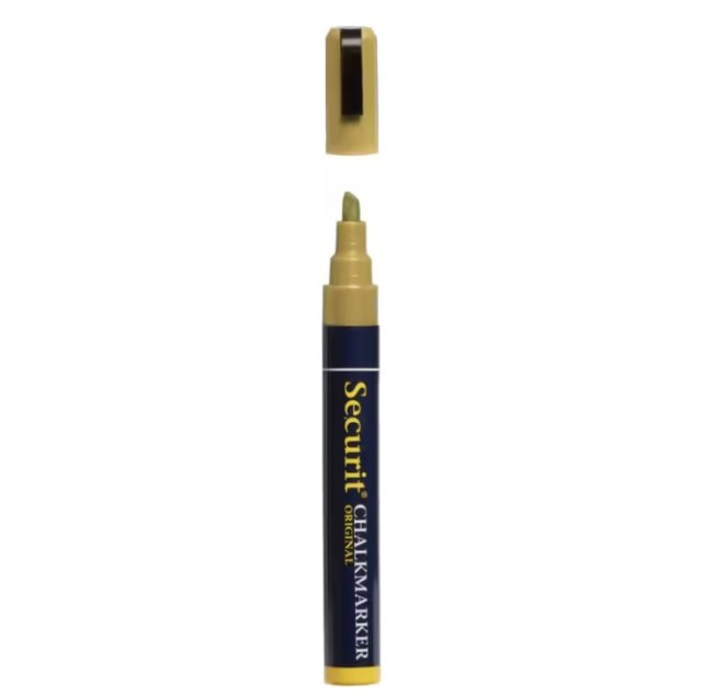 Stredný popisovač, šírka hrotu: 2 - 6 mm, Gold_1