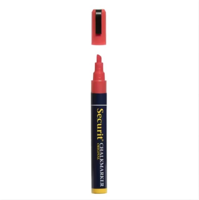 Stredný popisovač, šírka hrotu: 2 - 6 mm, Red_1