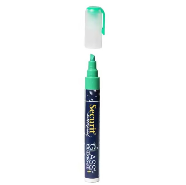Stredný vodeodolný popisovač, šírka hrotu 2 - 6 mm, zelený_1