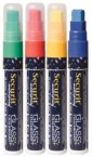 Securit stredný vodeodolný popisovač, šírka hrotu 2 - 6 mm / 4 ks v balení_1