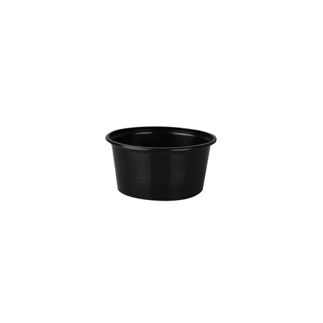Miska PP 500ml extra pevná, O 115 mm [50 ks]  ČIERNA !!!  D-8118C_1
