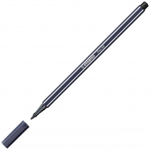 Popisovač STABILO Pen 68 paynový sivý_1